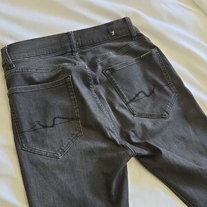 7 For All Mankind Gray Slim Jeans